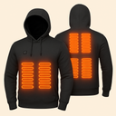 Elektrisch Verwarmde Kleding Hoodie voor Mannen | Vijf Zones