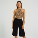 Asymmetrische bodysuit met ruches voor dames