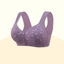 Women's Button-Front Bra | Wide Straps