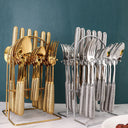 Bestekset - Titanora - Titanium afwerking - Bistro-bestekcollectie