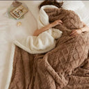 Dikke Winter Lamswollen Deken - WarmWool - Slaapkamer Deken