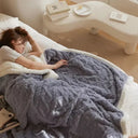 Dikke Winter Lamswollen Deken - WarmWool - Slaapkamer Deken