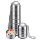 Draagbare Aluminium 7 Dagen Pillendoos Organizer voor Reizen & Dagelijkse Opslag