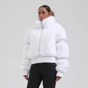 Insulated ski jacket for women | With fur collar