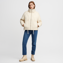 Gewatteerde jas met ritssluiting voor dames