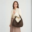 Geweven Schoudertas voor Dames | Ritssluiting