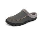 Heren Instap Slippers - Imitatiebont Afwerking en Antislip Zool