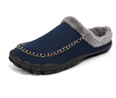 Heren Instap Slippers - Imitatiebont Afwerking en Antislip Zool