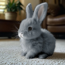 Interactive Plush Bunny Toy with Soft Lifelike Design
