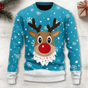 Christmas sweater | Knitted sweater with patterns