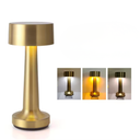 LED Table Lamp - MetrioLite - Metal Touch Control - Rechargeable