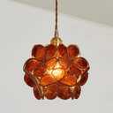 LED Pendant Lamp - Floyara - Flower Shade - Glass Fixture