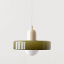 LED Pendant Lamp - Luccona - Glass Shade - Retro Shape