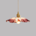 LED Pendant Lamp - Culliora - Flower Shade - Glass Fixture