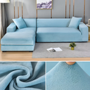 Modern Velvet Corner Sofa Cover for Chaise Longue & Furniture Protection
