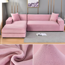Modern Velvet Corner Sofa Cover for Chaise Longue & Furniture Protection
