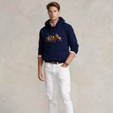 Polo Ralph Lauren Heren Big & Tall Triple-Pony Fleece Trui met Capuchon