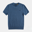 Polo Ralph Lauren Men's Cable Knit Cotton Polo Shirt