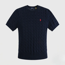 Polo Ralph Lauren Men's Cable Knit Cotton Polo Shirt