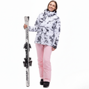 Ski jas dames | Winter sneeuwpak met capuchon