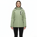 Ski jas dames | Waterafstotende winterjas met capuchon