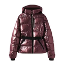 Women's ski jacket | Padded winter jacket with belt