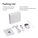 Smart Sleep Aid Device with Ear Clip, USB Rechargeable and Adjustable Settings