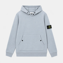 Stone Island Hoodie van Biologisch Katoen met Compass Logo