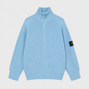 Stone Island Heren Katoenen Trui met Geribde Structuur