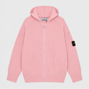 Stone Island Heren Hoodie met Voorrits en Iconische Logopatch