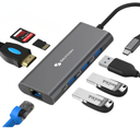 USB C Hub 8 in 1 - PortLink - Aansluitstation - HDMI en SD-kaart