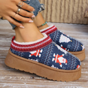 Winter Kerst Sloffen voor Dames | Instapmodel