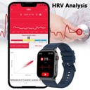 Health Smartwatch ECG - VitalsTrack - Bloeddrukmeter - Lichaamstemperatuur