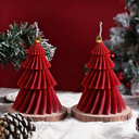 Kerst Versiering Kerst Kaars | Set in Kerstboomvorm