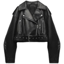 Short Biker Jacket for Women | Zipper