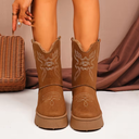 Cowboy Boots for Women | Rubber Sole and Round Heel