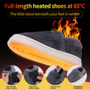 Oplaadbare verwarmde pantoffels en slofjes set - USB-aangedreven - Draadloze verwarming