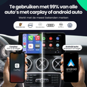 2-in-1 CarPlay Dongle voor Auto | Draadloze Adapter