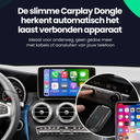 2-in-1 CarPlay Dongle voor Auto | Draadloze Adapter