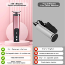2-in-1 Electric Callus Remover and Nail File for Feet, Cordless Rechargeable Pedicure Machine