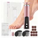 2-in-1 Electric Callus Remover and Nail File for Feet, Cordless Rechargeable Pedicure Machine