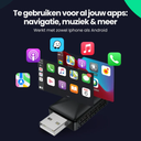 2-in-1 Wireless Dongle voor Auto | CarPlay Adapter