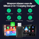 2-in-1 Wireless Dongle voor Auto | CarPlay Adapter