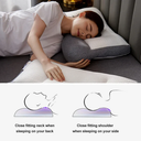 Memory Foam Cervical Neck Pillow for Sleeping & Daily Support in Bed