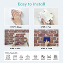 3D-wandpanelen - Brikora - Zelfklevend PVC Wandpanelen - Afpellen en Plakken