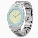 Premium Stainless steel Silver Watch Strap & Case for Swatch Royal Pop