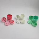 4-in-1 Pill Box with Cutter, Pulverizer and Storage Compartments, Portable Medicine Box