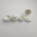 4-in-1 Pill Box with Cutter, Pulverizer and Storage Compartments, Portable Medicine Box