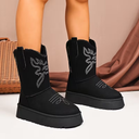 Cowboy Boots for Women | Rubber Sole and Round Heel