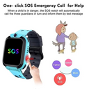 5G Smartwatch voor kinderen - SafeTrack - GPS-tracking - SOS-oproepen